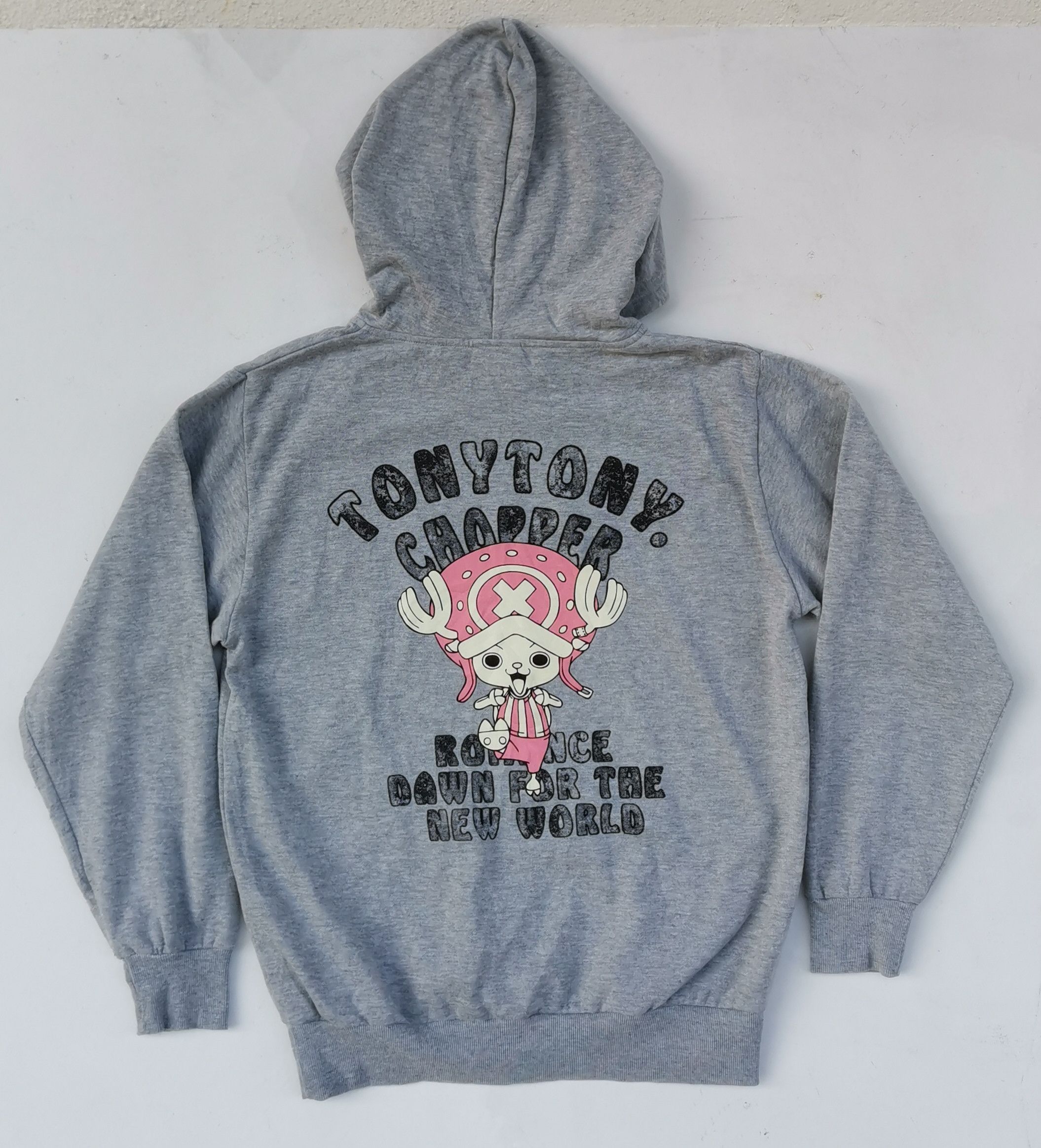 Japanese Brand One Piece Tony Tony Chopper Big Logo Hooded Sweaters Size US L / EU 52-54 / 3 - 3 Thumbnail