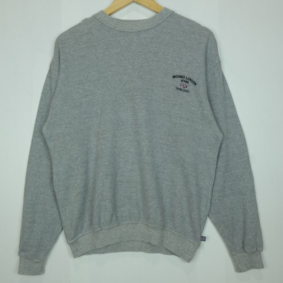 Michiko Koshino London Vintage 2000's MICHIKO LONDON Jeans Sweatshirts Jumper Size US M / EU 48-50 / 2 - 2 Thumbnail