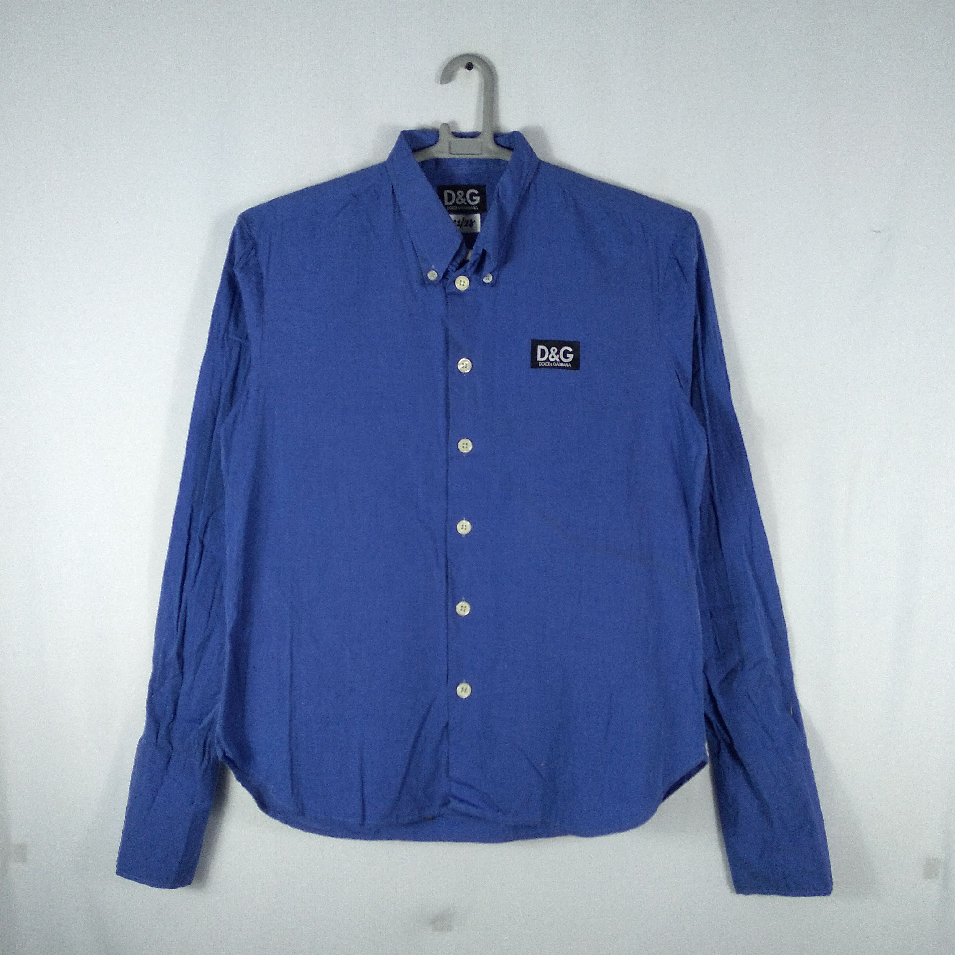 Dolce & Gabbana × Vintage Vintage Dolce & Gabbana Formal Worker Style Buttons Shirts Size US L / EU 52-54 / 3 - 1 Thumbnail