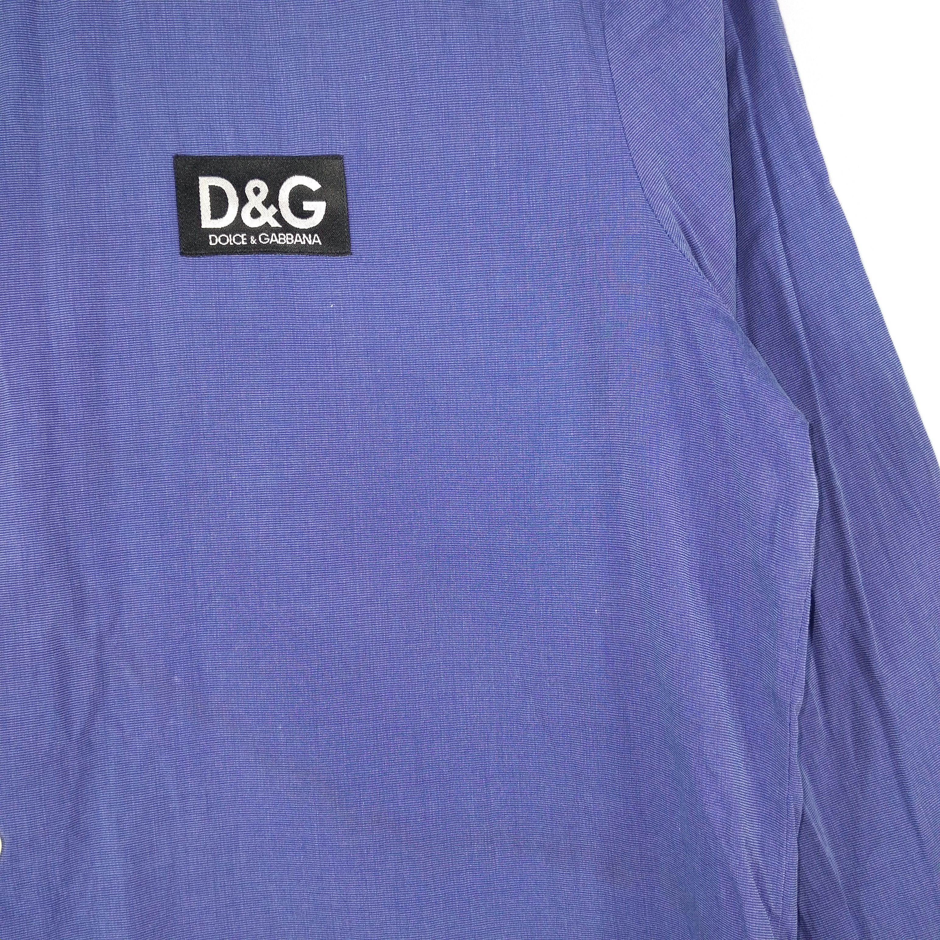 Dolce & Gabbana × Vintage Vintage Dolce & Gabbana Formal Worker Style Buttons Shirts Size US L / EU 52-54 / 3 - 4 Thumbnail