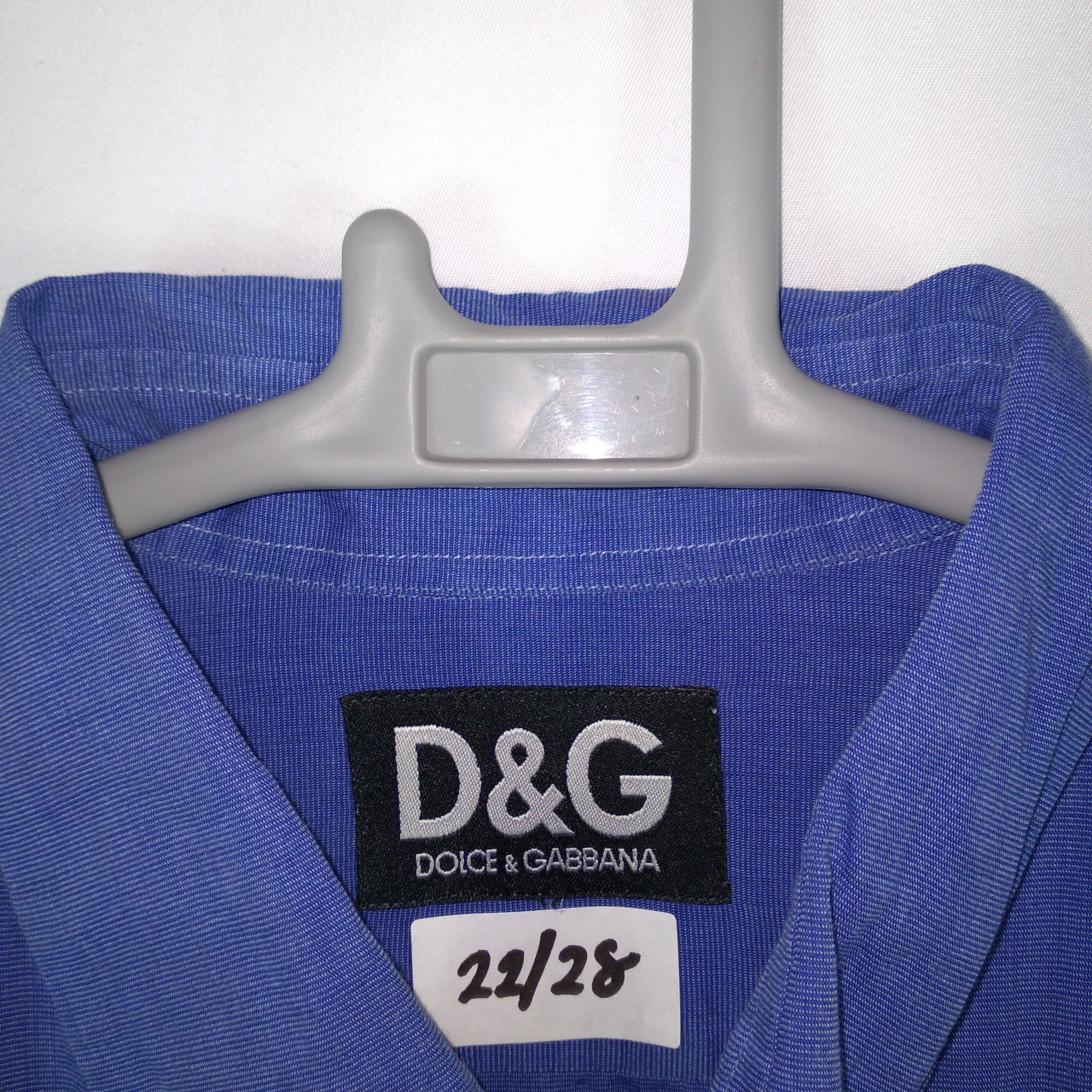 Dolce & Gabbana × Vintage Vintage Dolce & Gabbana Formal Worker Style Buttons Shirts Size US L / EU 52-54 / 3 - 12 Thumbnail