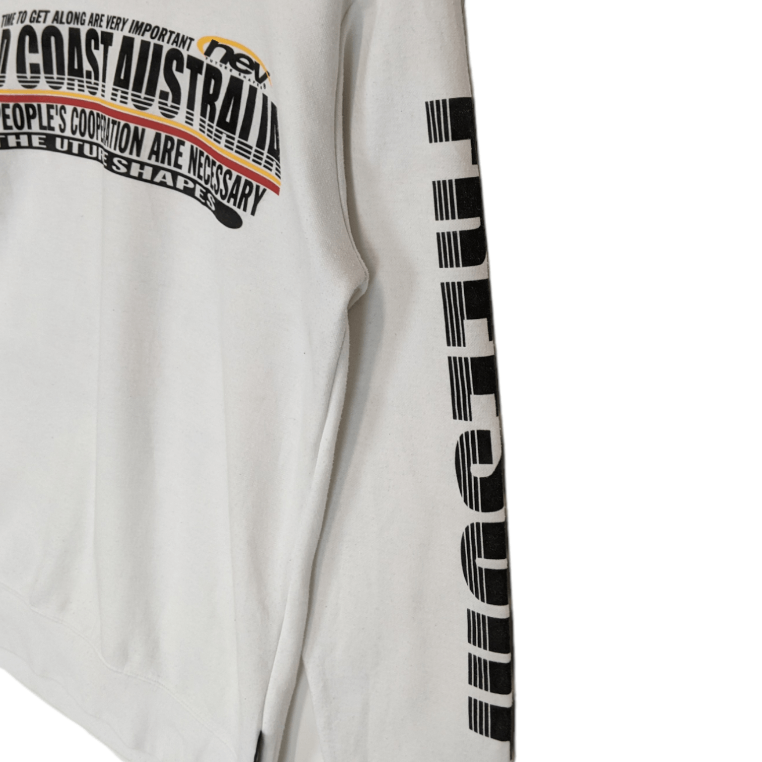Japanese Brand NEV Future Shape Gold Coast Australia Surfer Sweatshirt Size US S / EU 44-46 / 1 - 4 Thumbnail