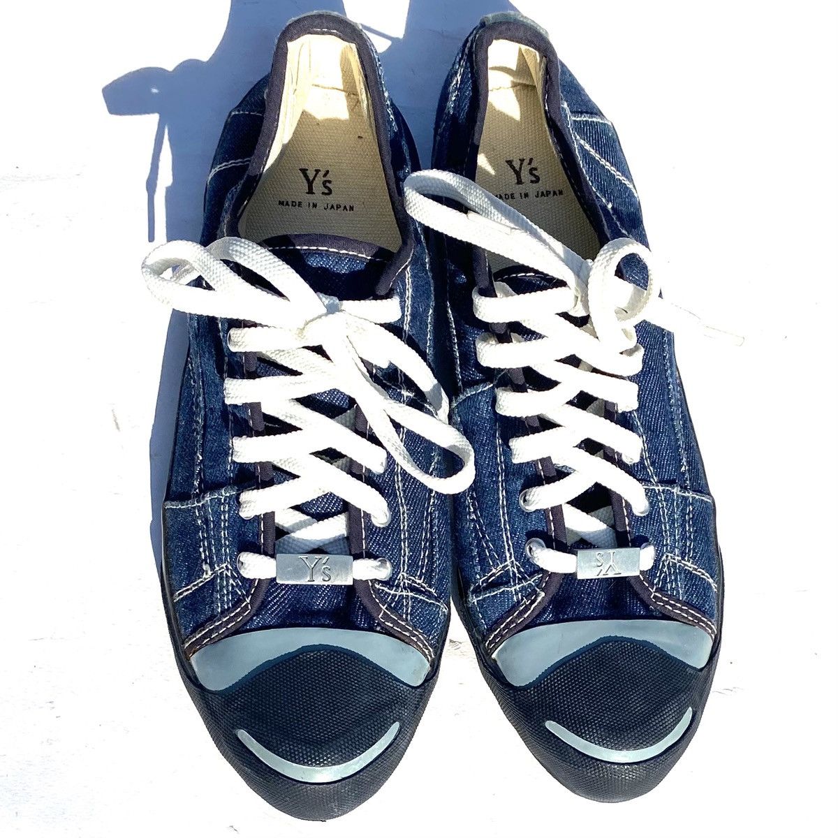 Yohji Yamamoto Y’s Denim Patchwork Jack Purcell Size US 9 / EU 42 - 1 Thumbnail