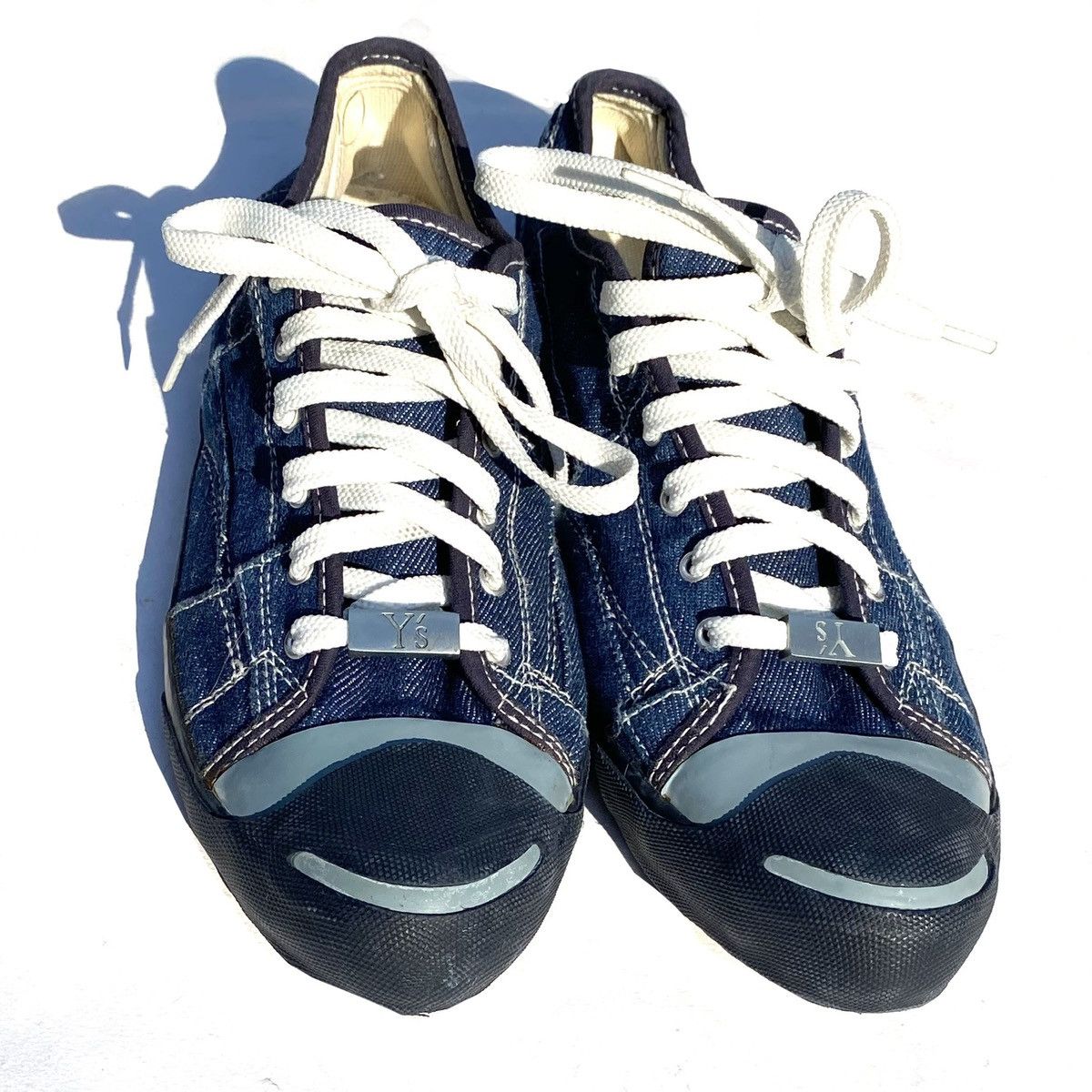 Yohji Yamamoto Y’s Denim Patchwork Jack Purcell Size US 9 / EU 42 - 2 Thumbnail