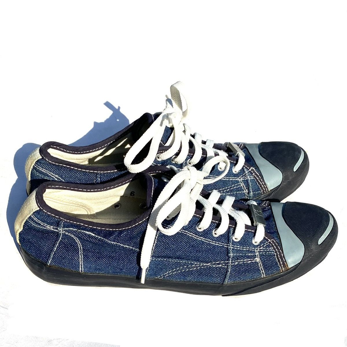Yohji Yamamoto Y’s Denim Patchwork Jack Purcell Size US 9 / EU 42 - 4 Thumbnail