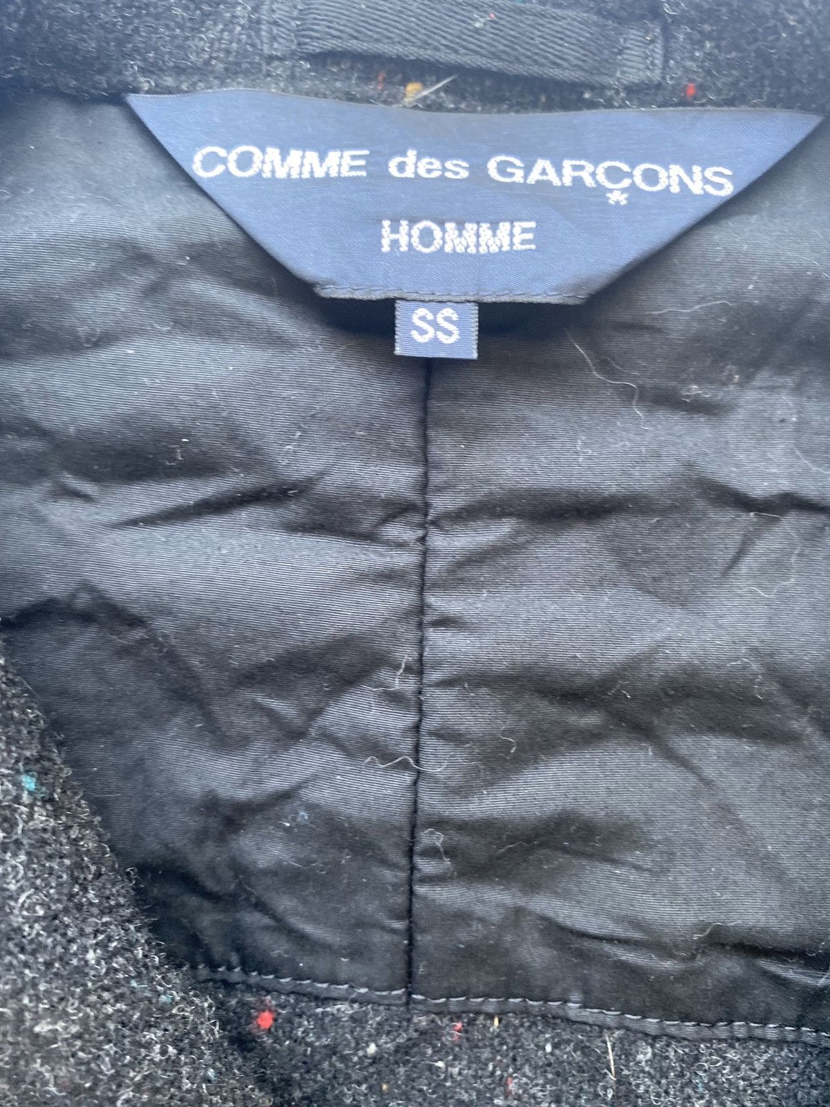 Comme des Garcons 2007 inside out three pockets wool blazer elbow patch Size US M / EU 48-50 / 2 - 4 Thumbnail