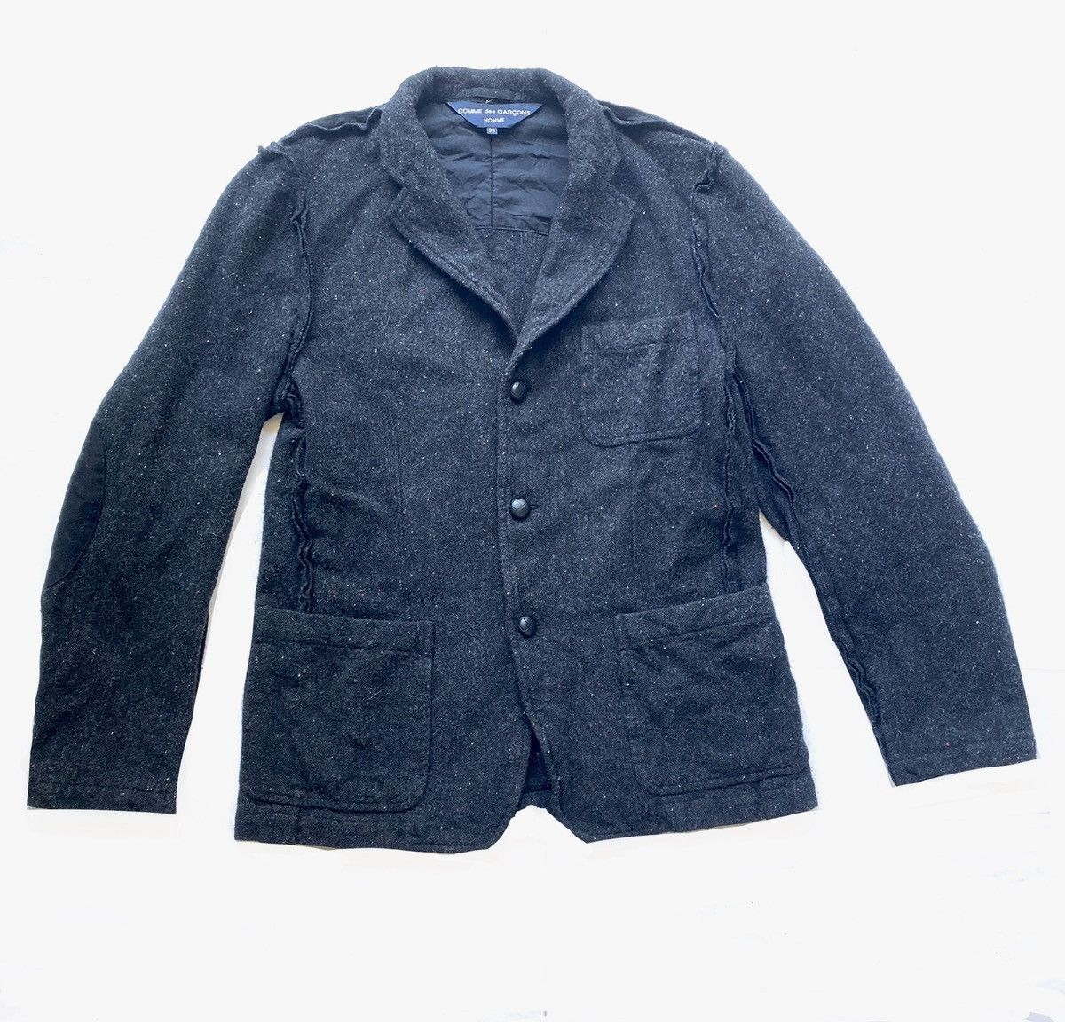 Comme des Garcons 2007 inside out three pockets wool blazer elbow patch Size US M / EU 48-50 / 2 - 1 Thumbnail