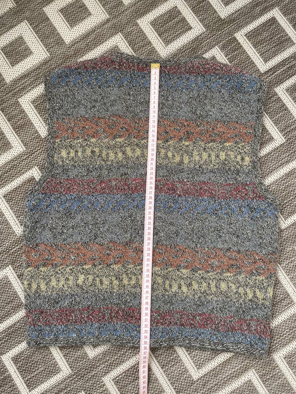 Missoni Vintage Missoni uomo alpaca multicolour vest knit cardigane Size US M / EU 48-50 / 2 - 8 Thumbnail