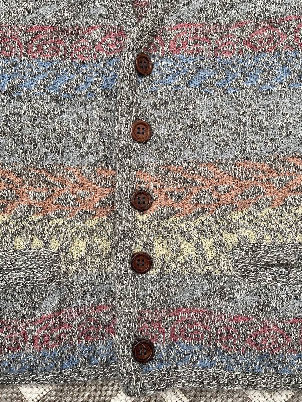 Missoni Vintage Missoni uomo alpaca multicolour vest knit cardigane Size US M / EU 48-50 / 2 - 5 Thumbnail