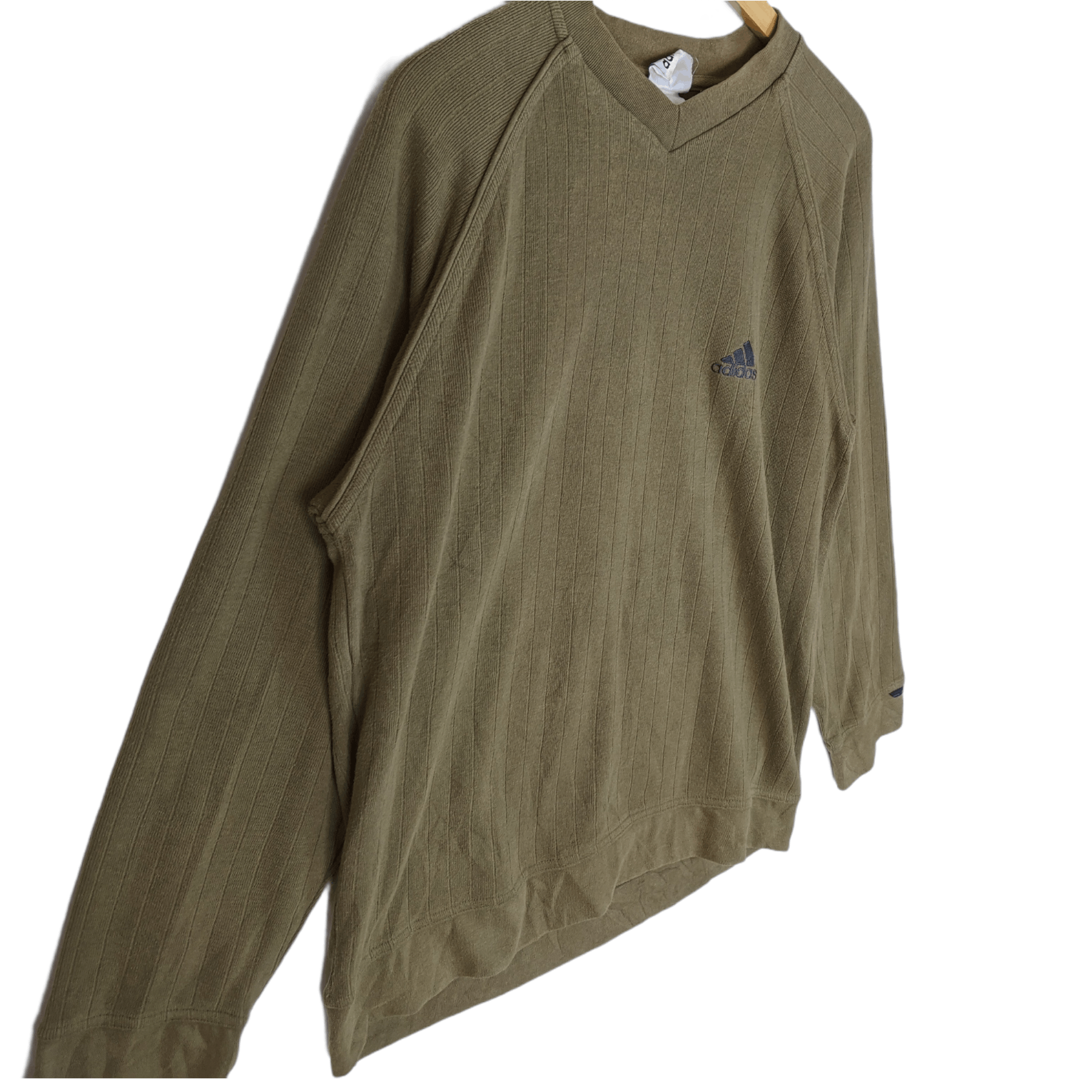Adidas Vintage 2000's ADIDAS Brown Jumper Sweatshirt Size US L / EU 52-54 / 3 - 4 Thumbnail
