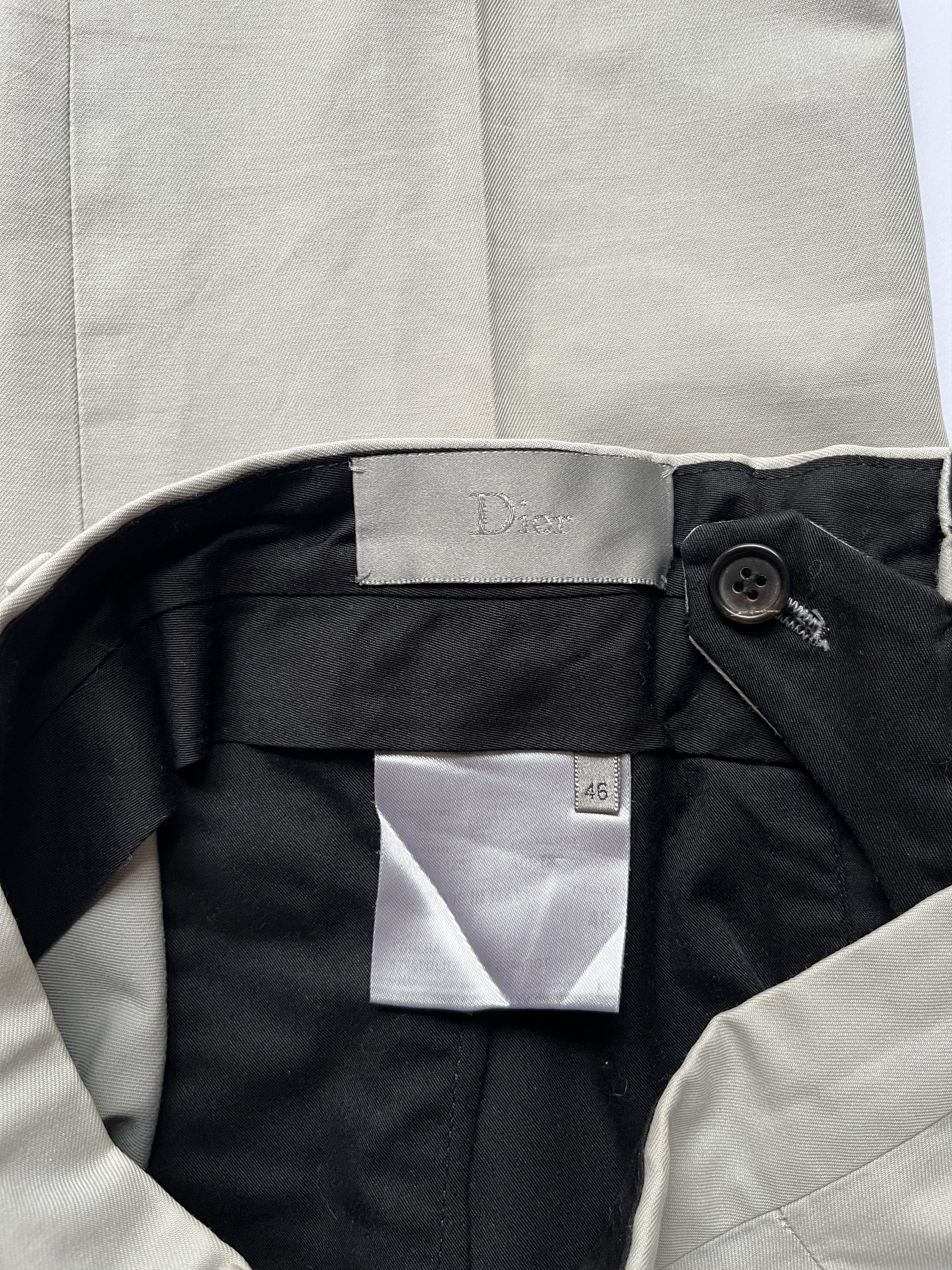 Dior × Hedi Slimane ⚡️QUICK SALE⚡️Dior by Hedi Slimane Light Grey Pants Size US 31 - 3 Thumbnail