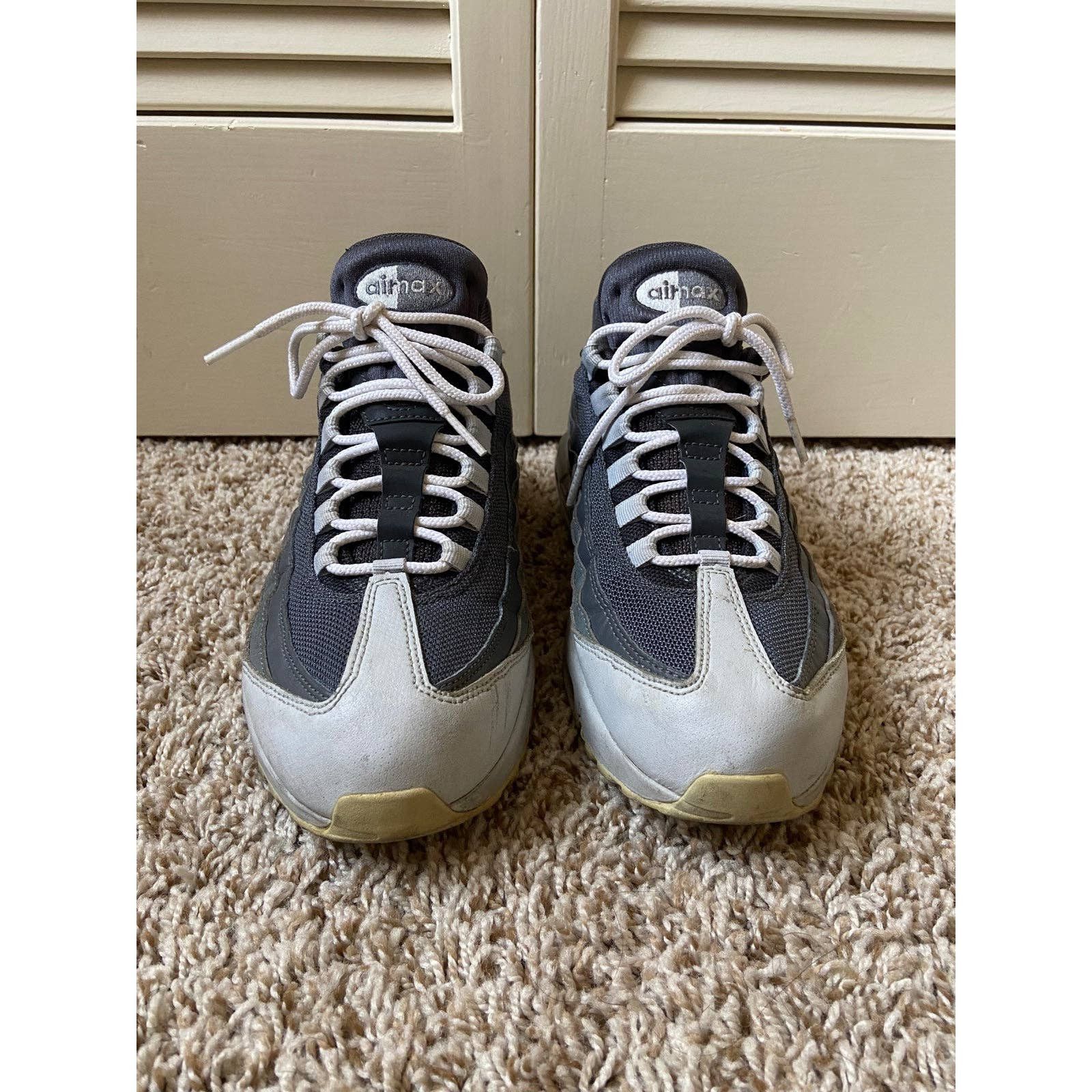 Nike Nike Air Max 95 Wolf Grey Cool Grey Dark Grey Shoes Size 9.5 Size US 9.5 / EU 42-43 - 6 Thumbnail