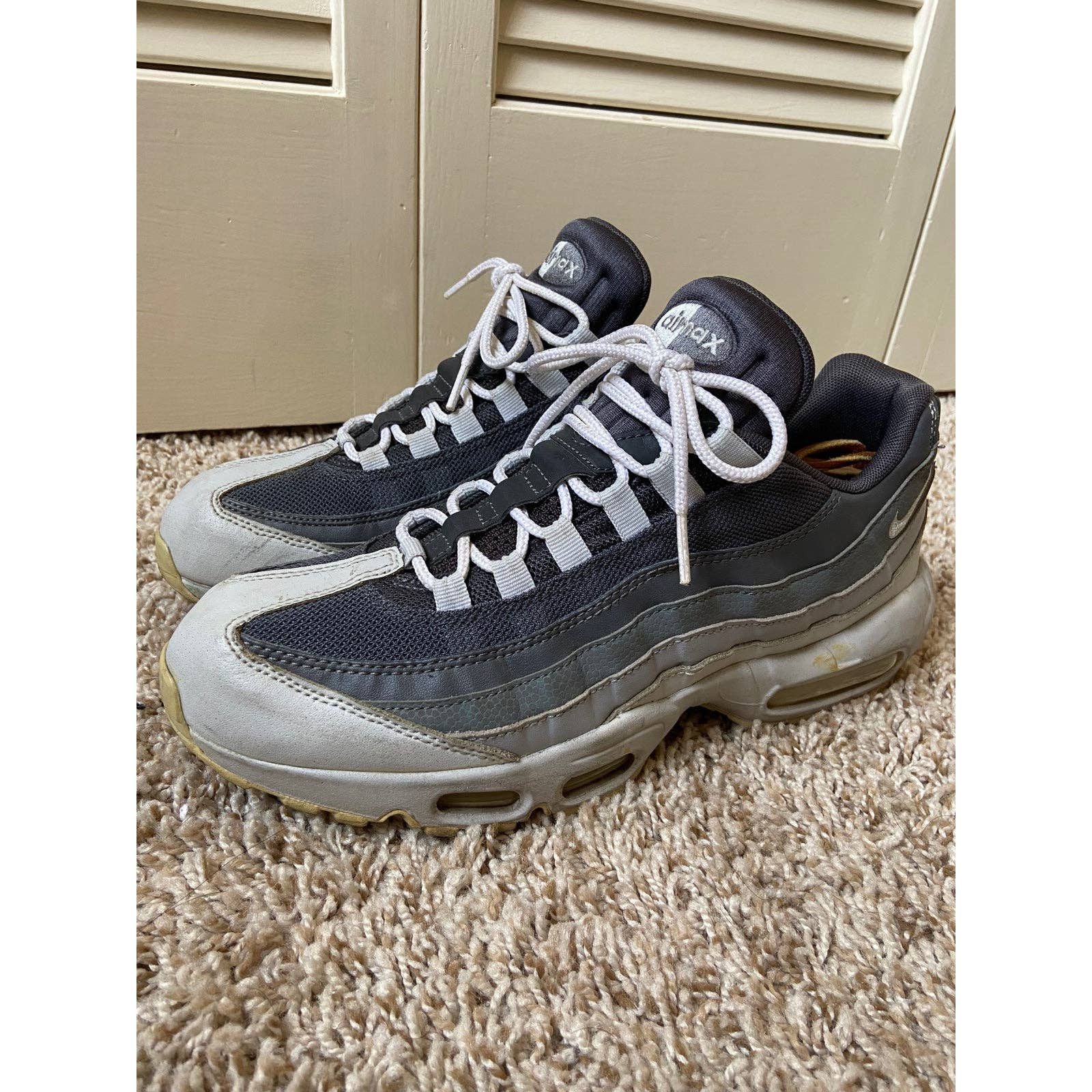 Nike Nike Air Max 95 Wolf Grey Cool Grey Dark Grey Shoes Size 9.5 Size US 9.5 / EU 42-43 - 4 Thumbnail
