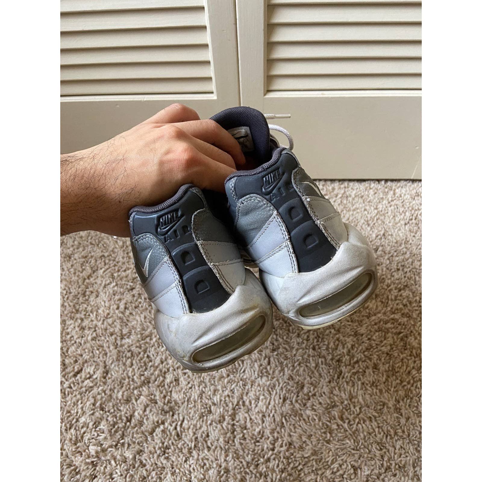 Nike Nike Air Max 95 Wolf Grey Cool Grey Dark Grey Shoes Size 9.5 Size US 9.5 / EU 42-43 - 3 Thumbnail