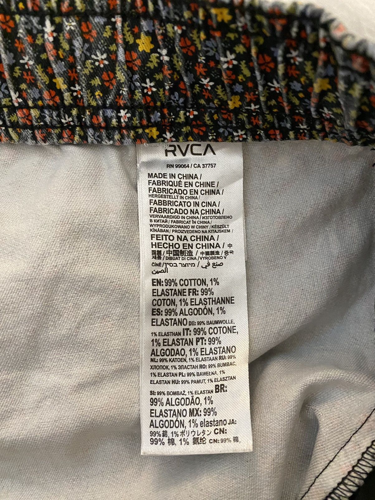 RVCA RVCA Escape Print Elastic Walk Shorts XXL Size US 38 / EU 54 - 9 Thumbnail