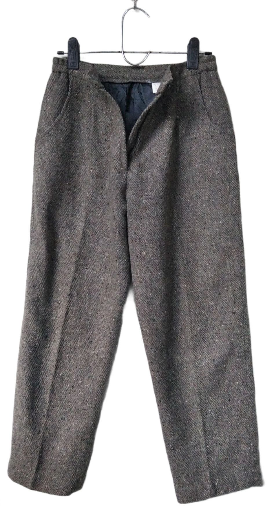 Japanese Brand × Vintage Vintage80's Relaxed Wool Trousers/Waist 30 Size US 30 / EU 46 - 3 Thumbnail
