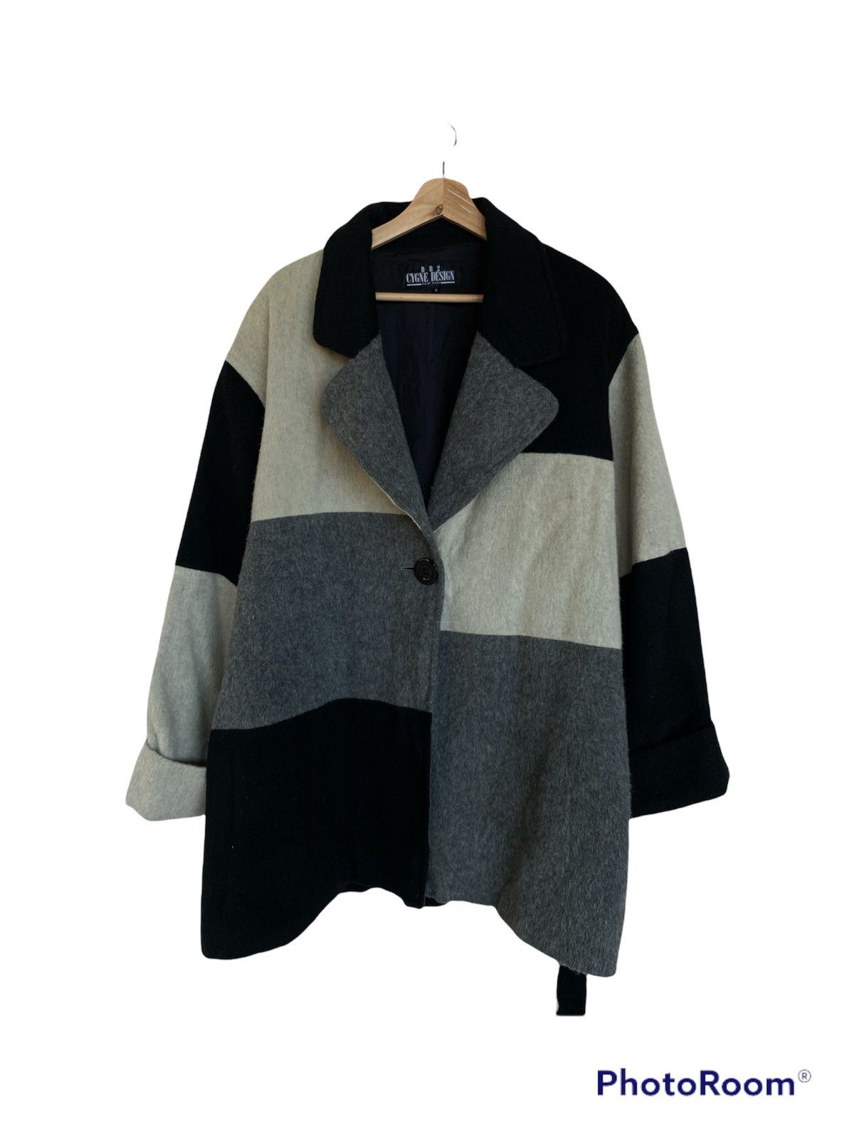 Japanese Brand Cygne New York Trenchcoats Wool Patchwork Kapital style Size US L / EU 52-54 / 3 - 1 Thumbnail