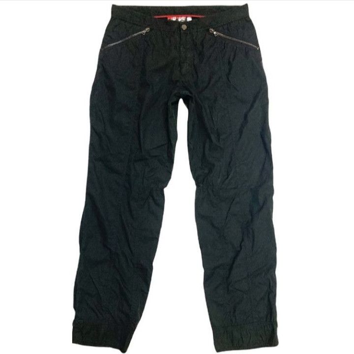 Prada 90s PRADA Track Pants with Ankle Buckle Strap Detail Size US 36 / EU 52 - 2 Thumbnail