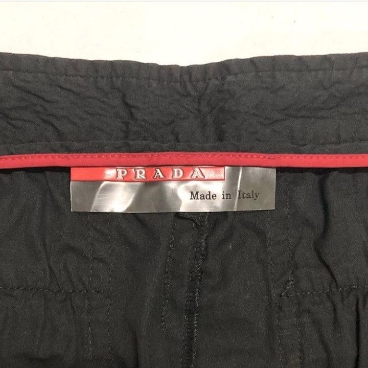 Prada 90s PRADA Track Pants with Ankle Buckle Strap Detail Size US 36 / EU 52 - 9 Thumbnail