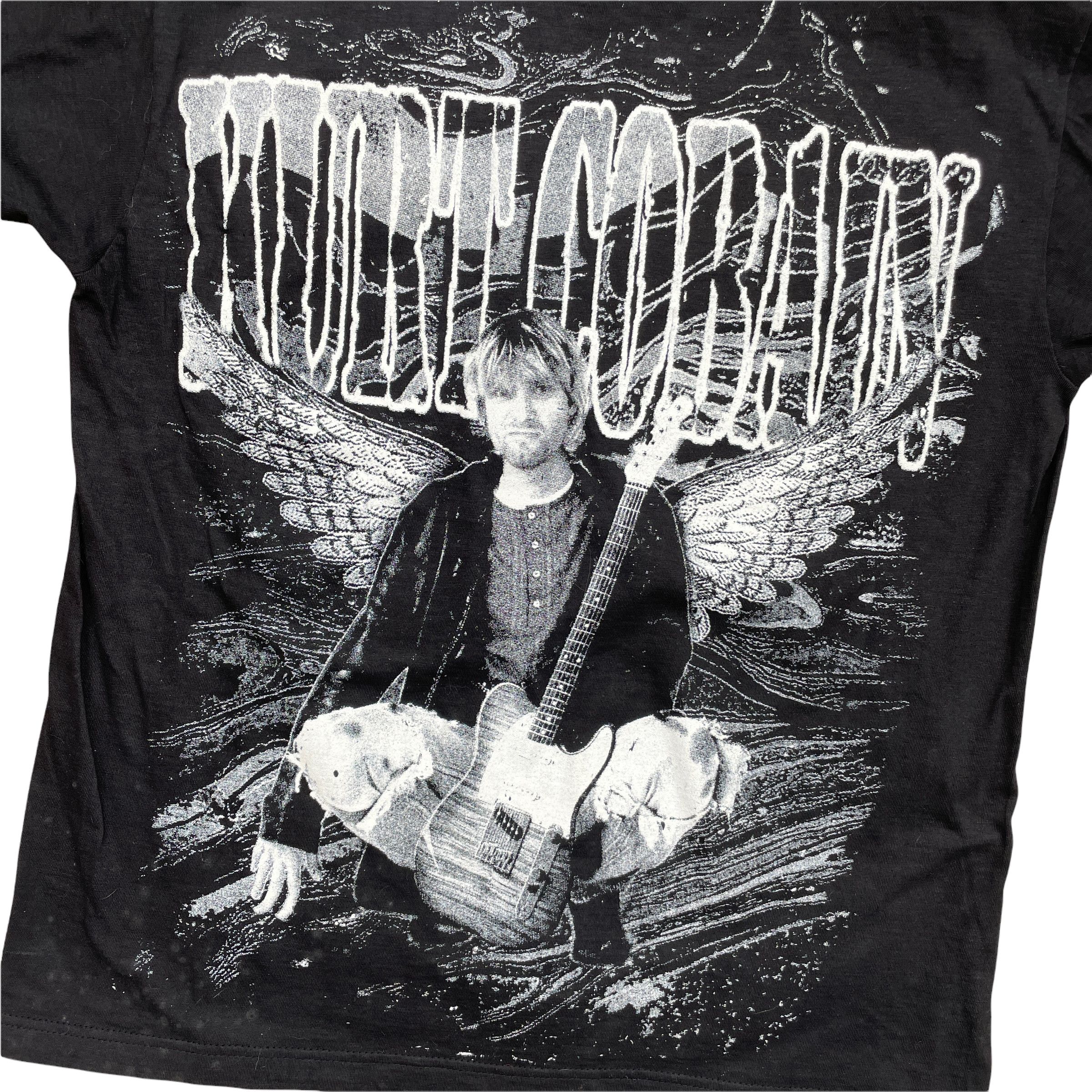 Vintage Vintage Kurt Cobain Nirvana T-shirt Size US S / EU 44-46 / 1 - 5 Thumbnail