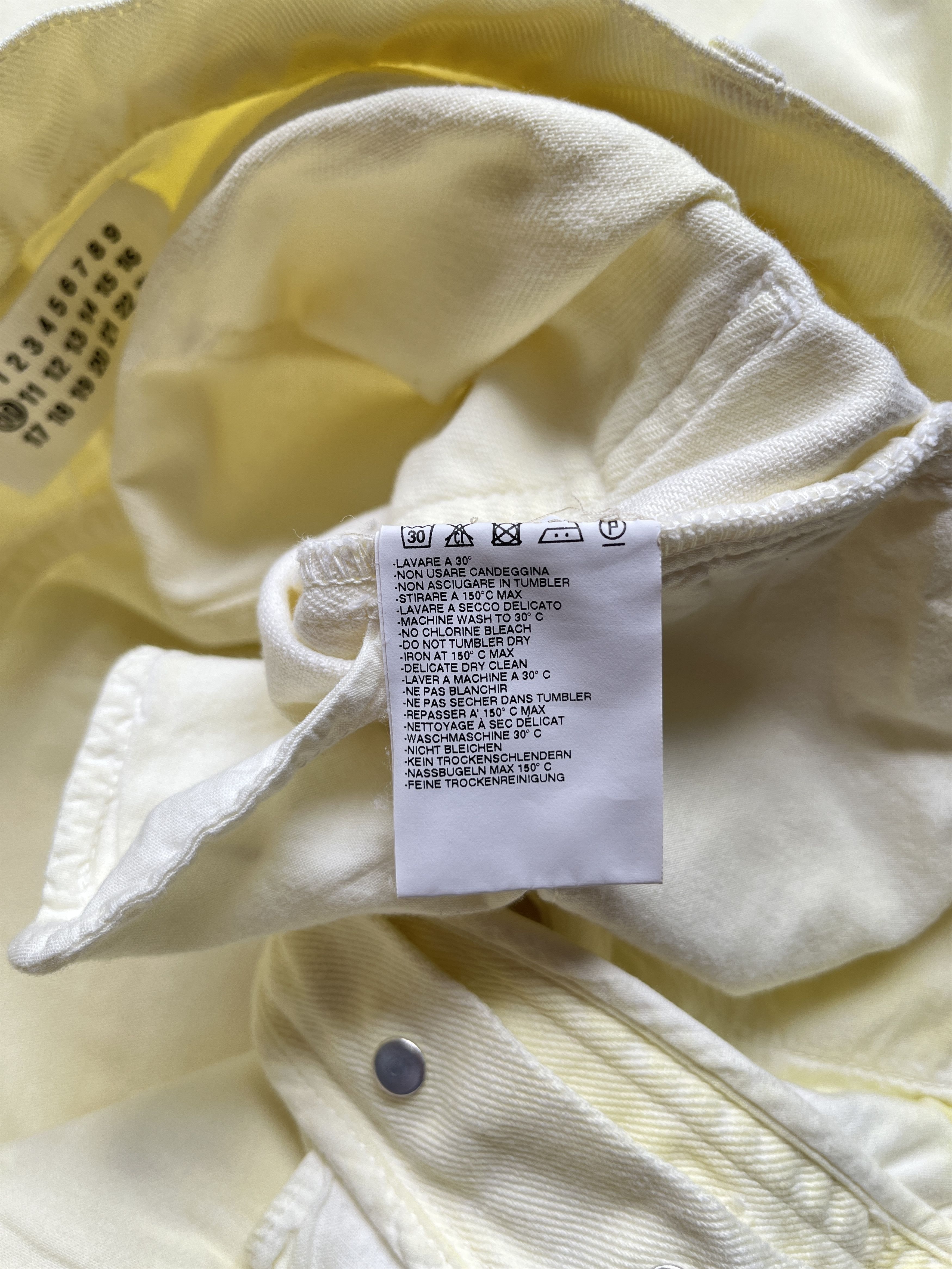 Maison Margiela ⚡️QUICK SALE⚡️Maison Margiela Light Yellow Jeans Size US 30 / EU 46 - 5 Thumbnail