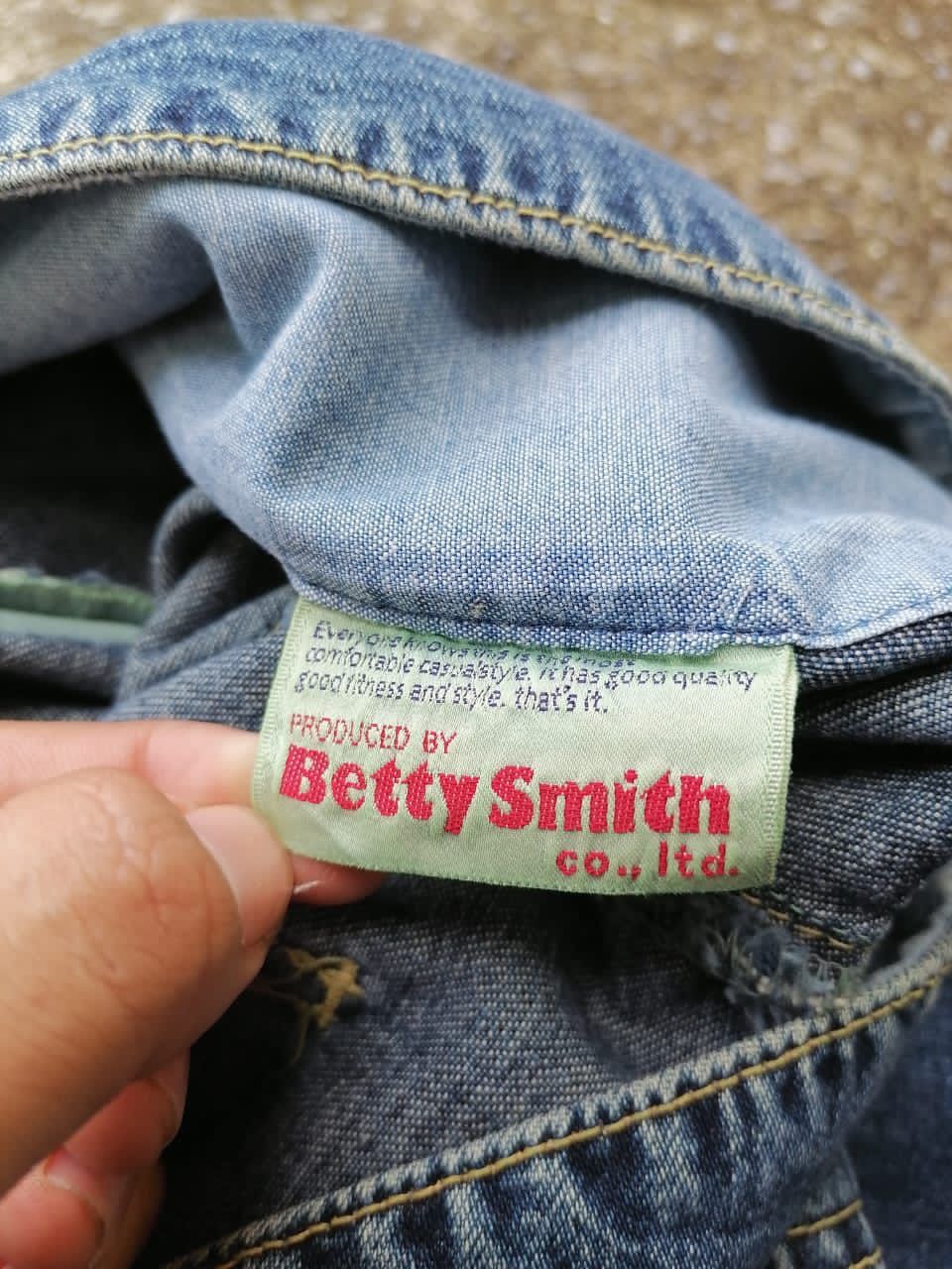 Japanese Brand Betty Smith Made In Japan Nice Design Denim Jeans Size US 37 - 7 Thumbnail