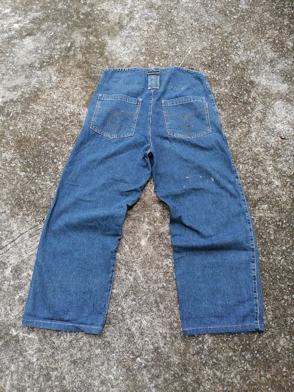 Japanese Brand Betty Smith Made In Japan Nice Design Denim Jeans Size US 37 - 2 Thumbnail