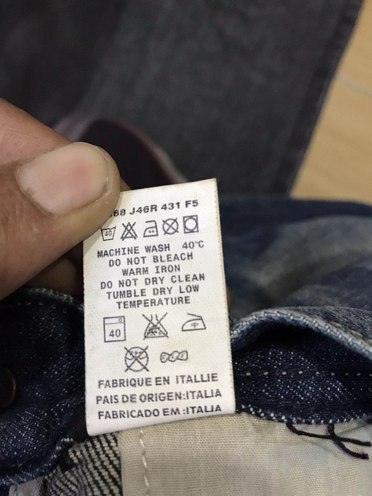 Energie ENERGIE Gold Zipper Jeans Size US 32 / EU 48 - 14 Thumbnail