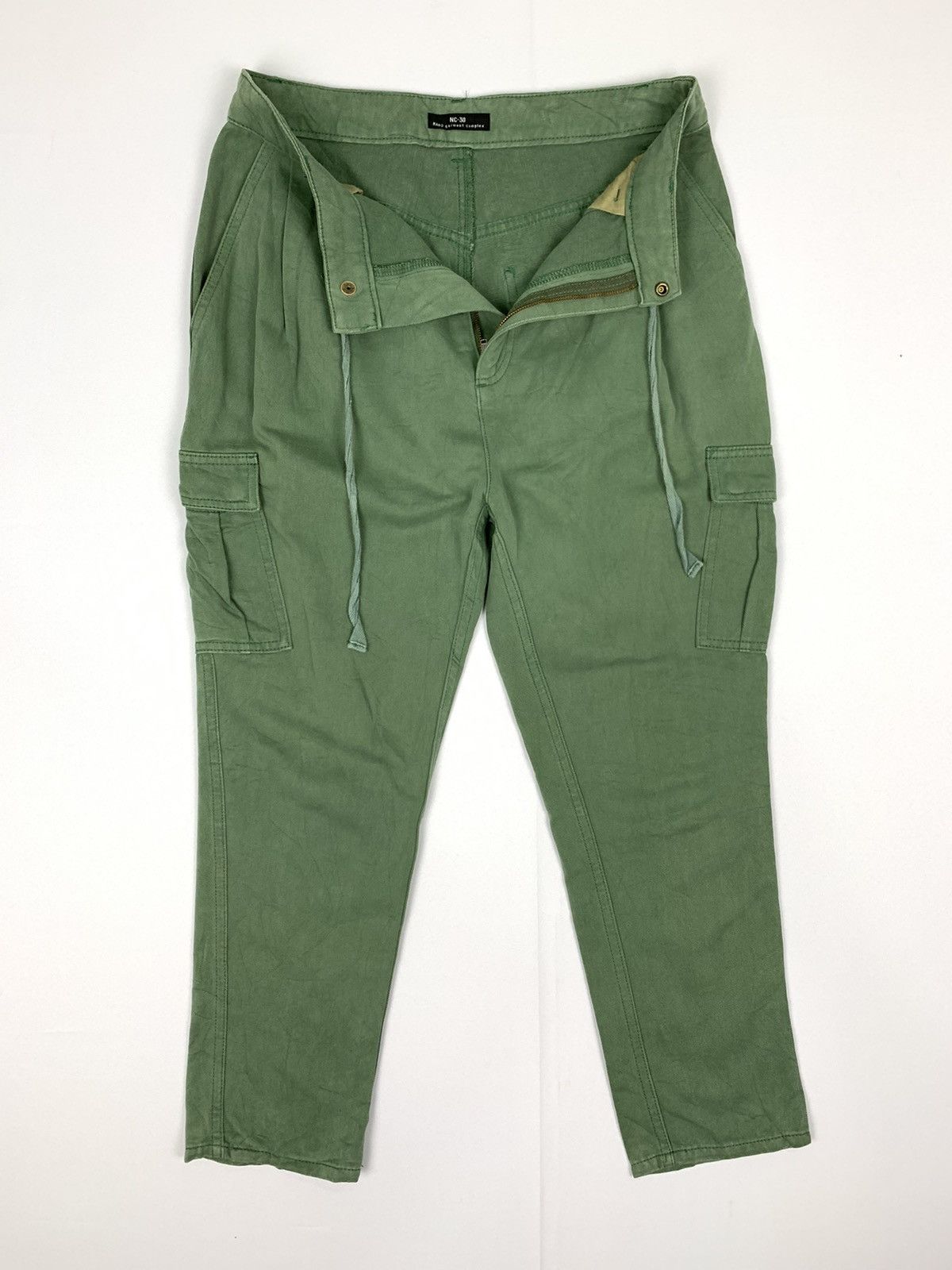 Black Label × Japanese Brand NC30 MANO GARMENT Pullover Multipocket Hype Crop Cargo Pant Size US 28 / EU 44 - 3 Thumbnail