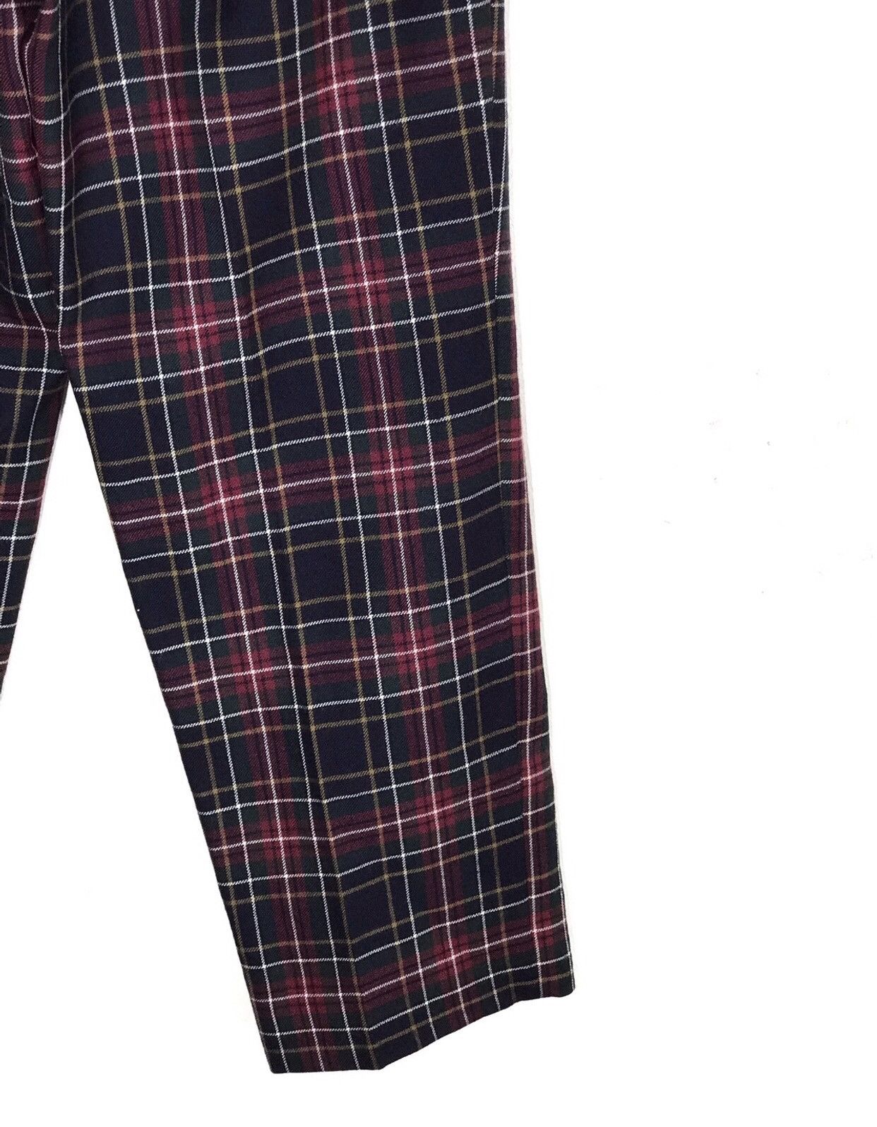 Japanese Brand Vintage Bolaz Plaid Checkers Wool Trousers Size US 30 / EU 46 - 6 Thumbnail