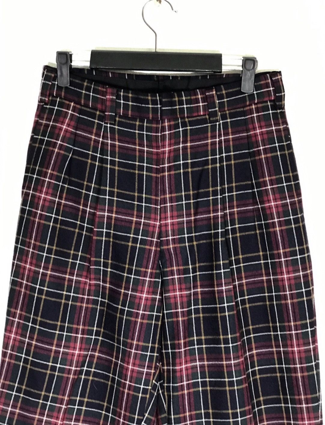 Japanese Brand Vintage Bolaz Plaid Checkers Wool Trousers Size US 30 / EU 46 - 3 Thumbnail