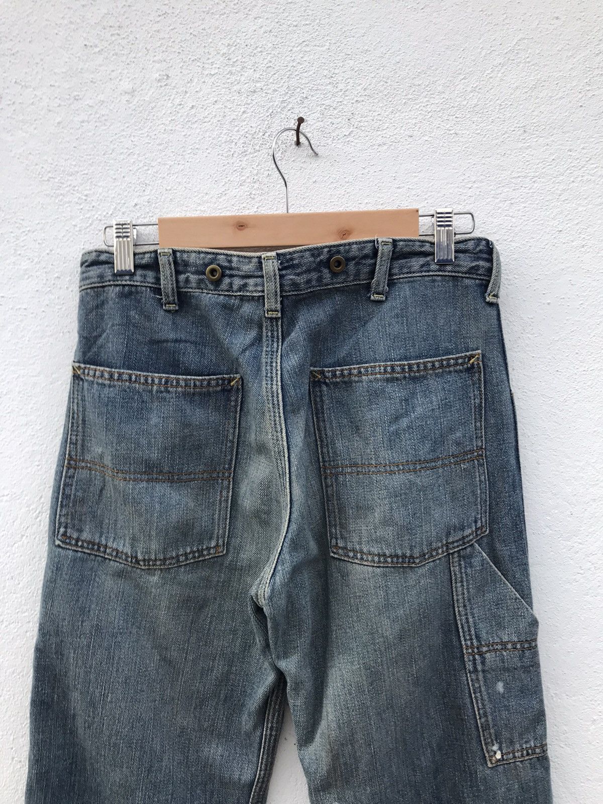 Japanese Brand Made In Japan Inpaichthys kerri Paint Splatters Works Pants Size US 29 - 6 Thumbnail