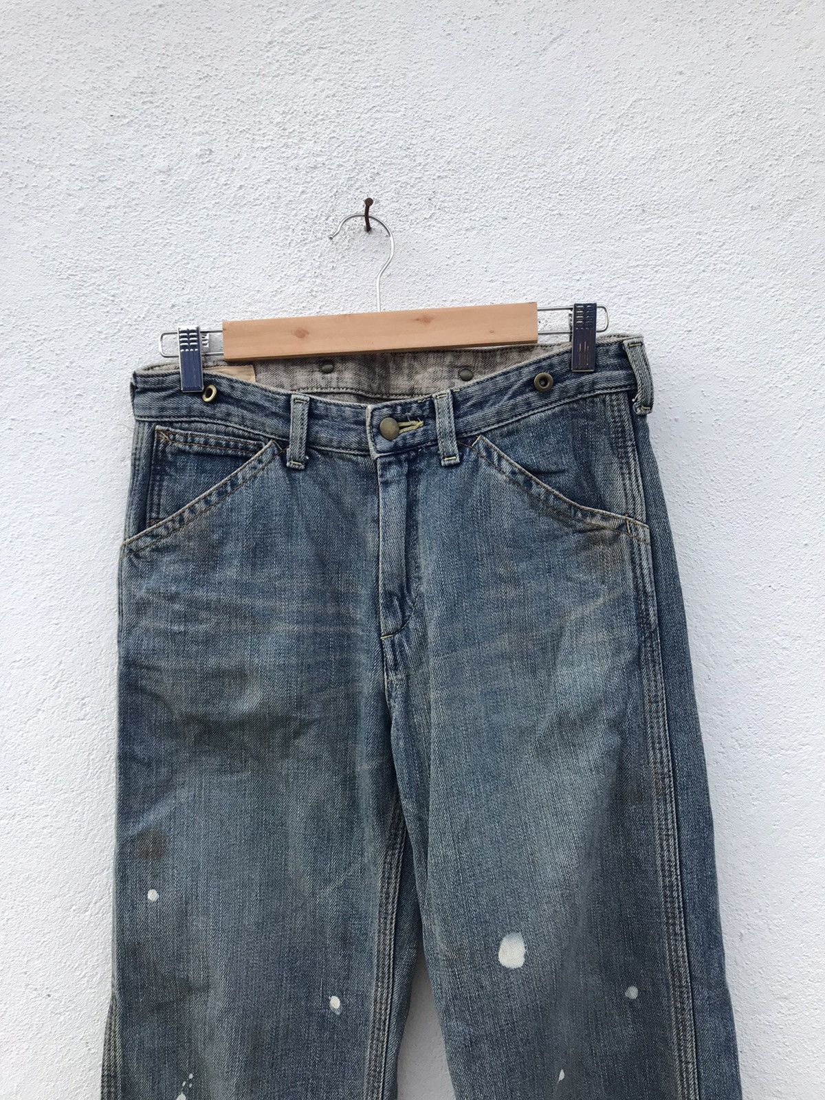 Japanese Brand Made In Japan Inpaichthys kerri Paint Splatters Works Pants Size US 29 - 2 Thumbnail