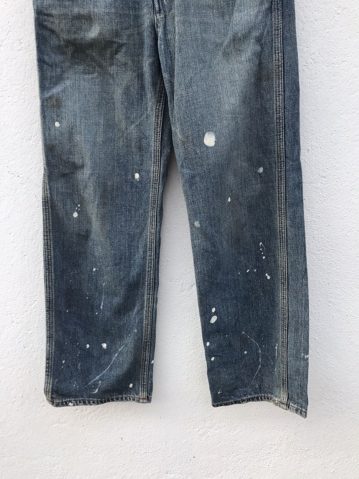 Japanese Brand Made In Japan Inpaichthys kerri Paint Splatters Works Pants Size US 29 - 3 Thumbnail