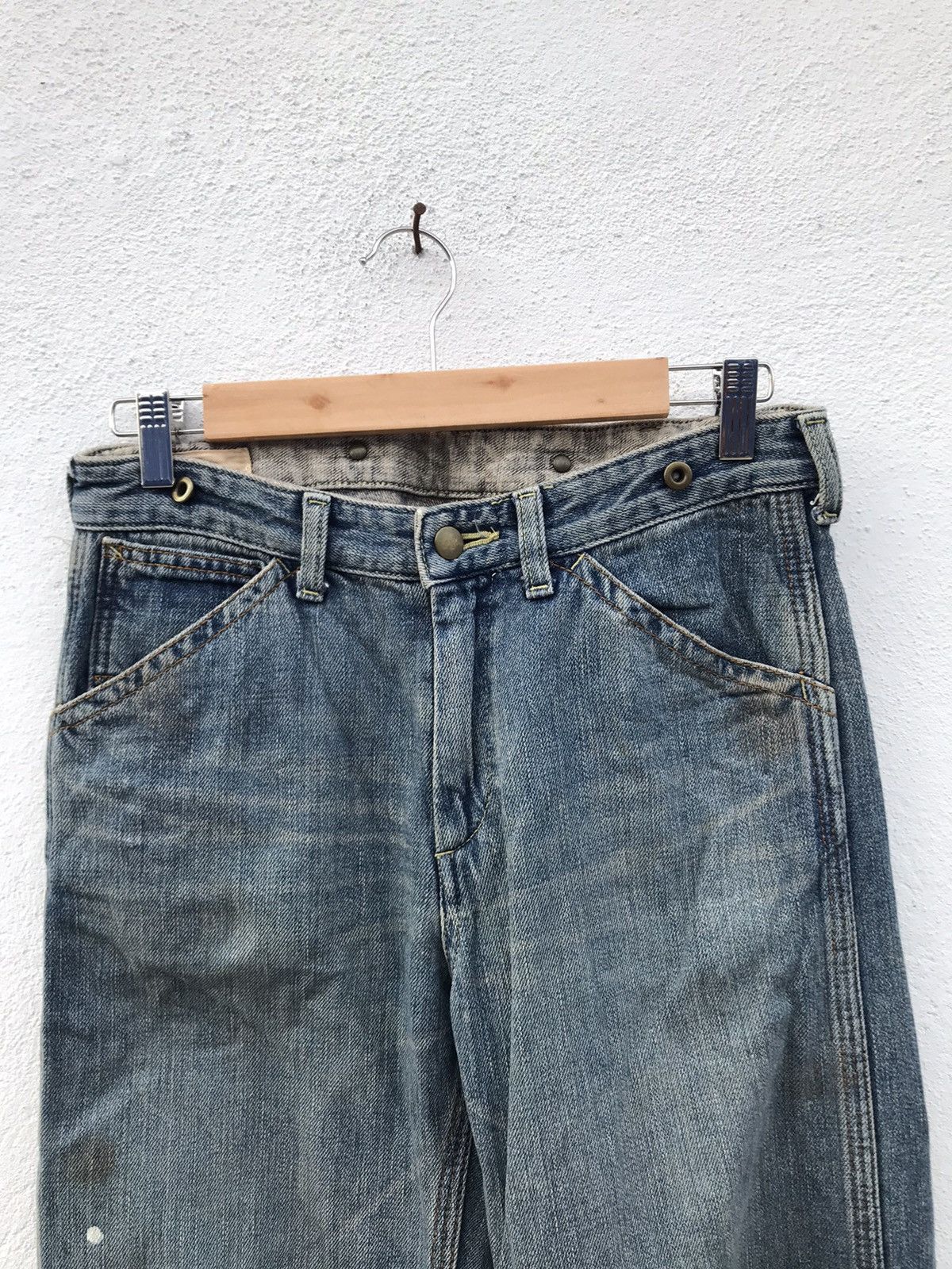 Japanese Brand Made In Japan Inpaichthys kerri Paint Splatters Works Pants Size US 29 - 4 Thumbnail