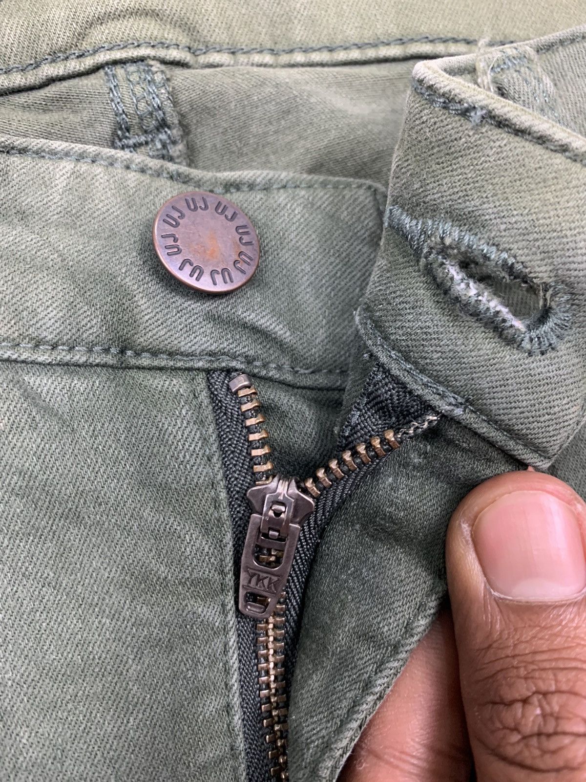 Japanese Brand × Seditionaries × Uniqlo UNIQLO UJ Vintage Slimfit Faded Punk Streetwear Cargo Pants Size US 29 - 14 Thumbnail