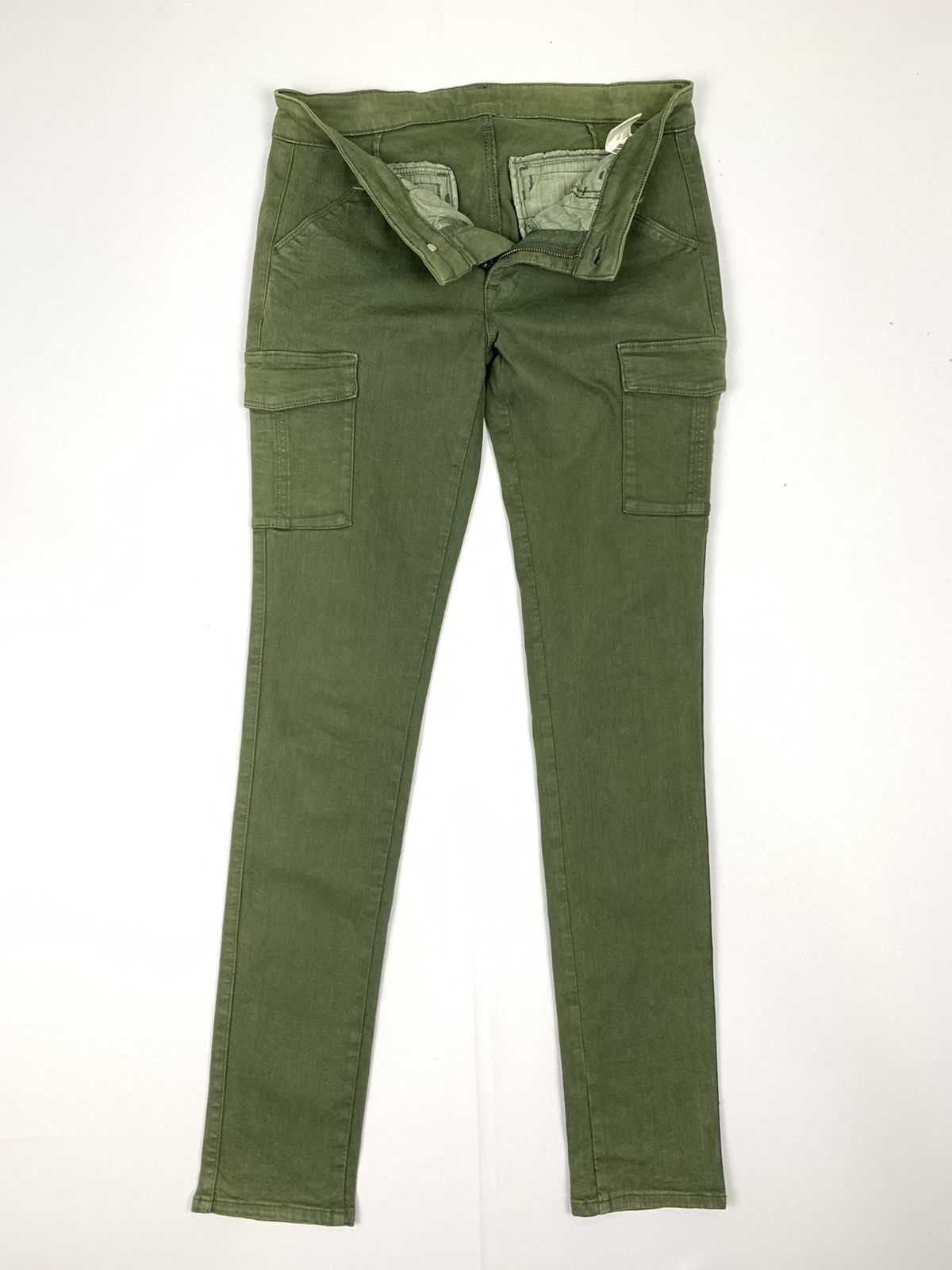 Japanese Brand × Seditionaries × Uniqlo UNIQLO UJ Vintage Slimfit Faded Punk Streetwear Cargo Pants Size US 29 - 4 Thumbnail