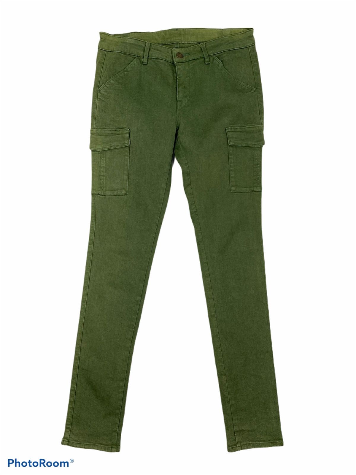 Japanese Brand × Seditionaries × Uniqlo UNIQLO UJ Vintage Slimfit Faded Punk Streetwear Cargo Pants Size US 29 - 1 Thumbnail