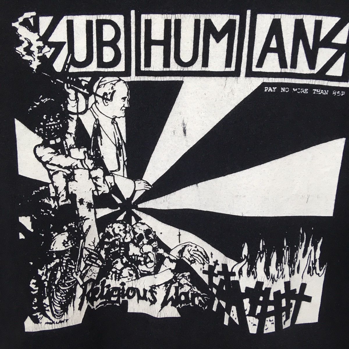 Band Tees Vintage SUBHUMANS Punk Rock Band Concert T-shirts Size US L / EU 52-54 / 3 - 4 Thumbnail