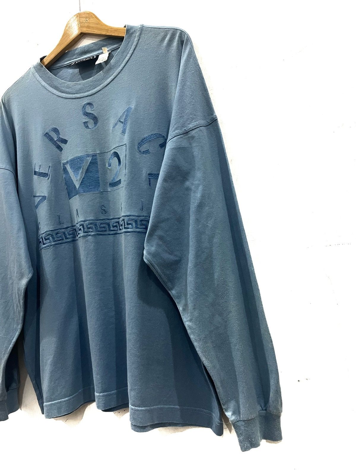 Versace Authentic VERSACE V2 Classic Tshirt Long Sleeve Size US L / EU 52-54 / 3 - 6 Thumbnail