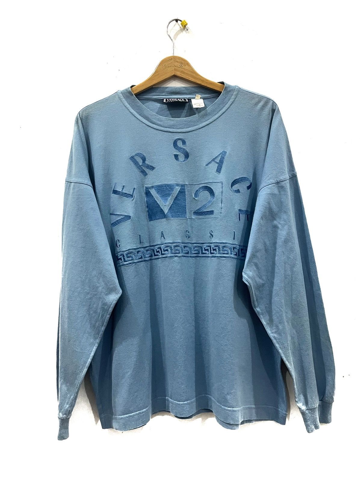 Versace Authentic VERSACE V2 Classic Tshirt Long Sleeve Size US L / EU 52-54 / 3 - 1 Thumbnail