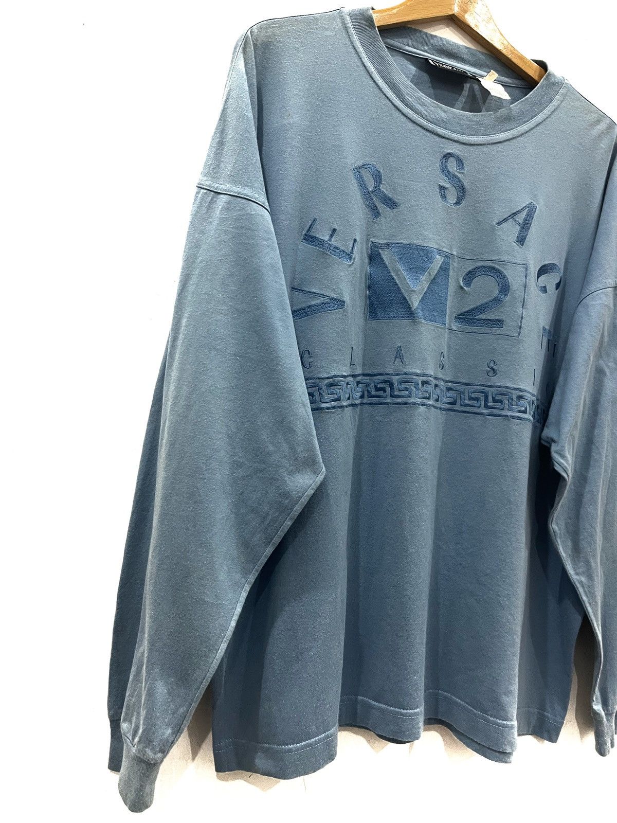Versace Authentic VERSACE V2 Classic Tshirt Long Sleeve Size US L / EU 52-54 / 3 - 5 Thumbnail