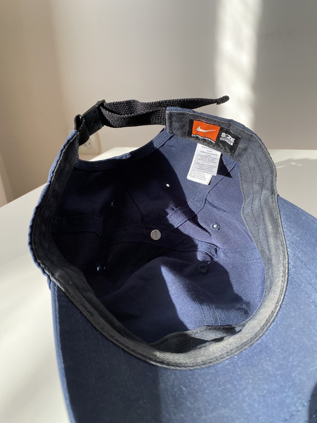 Nike × Vintage Nike Cap Blue OS Size ONE SIZE - 5 Thumbnail