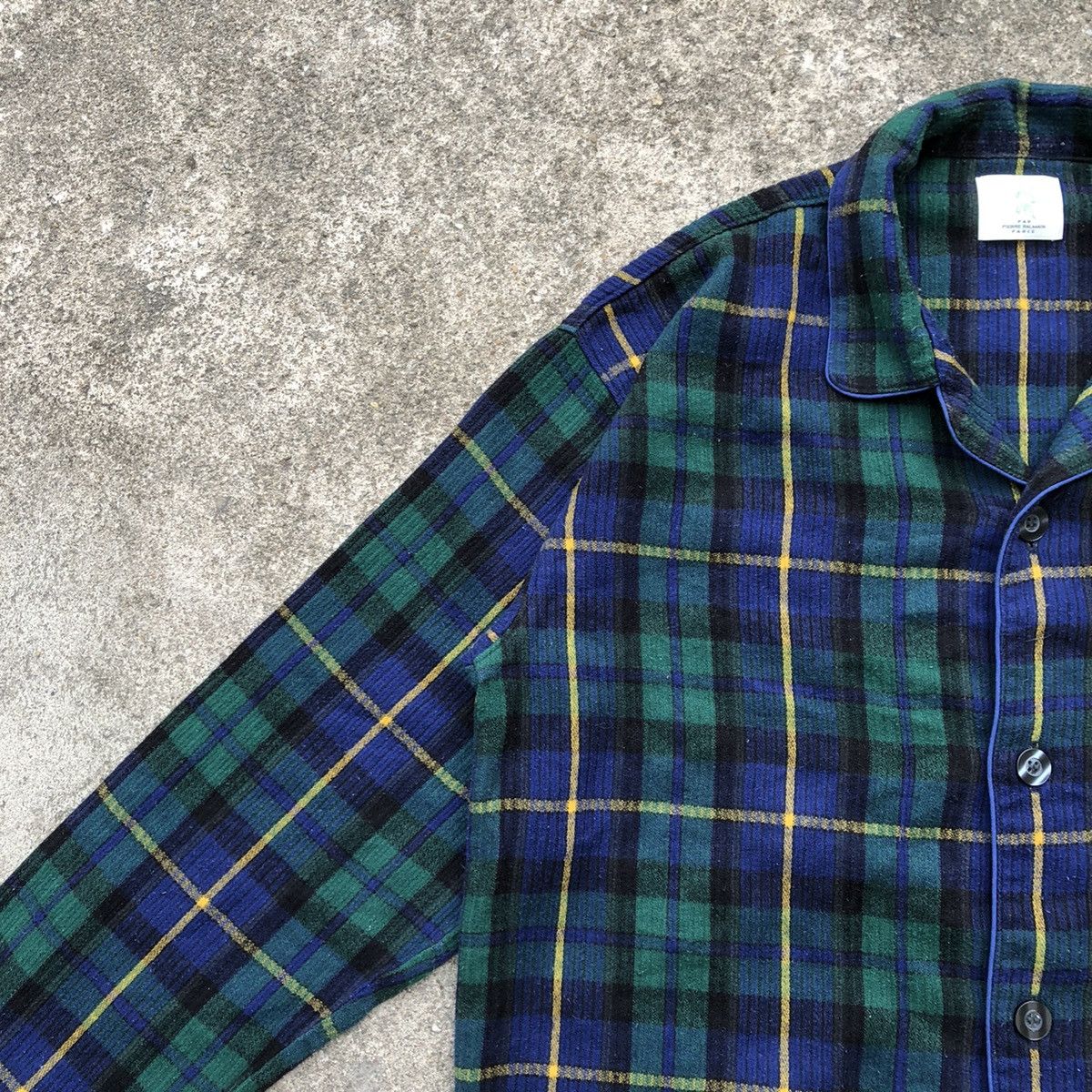 Designer × Pierre Balmain × Vintage Rare Vent Vent Pierre Balmain Pyjamas Sleep Wear Shirts Size US L / EU 52-54 / 3 - 7 Thumbnail