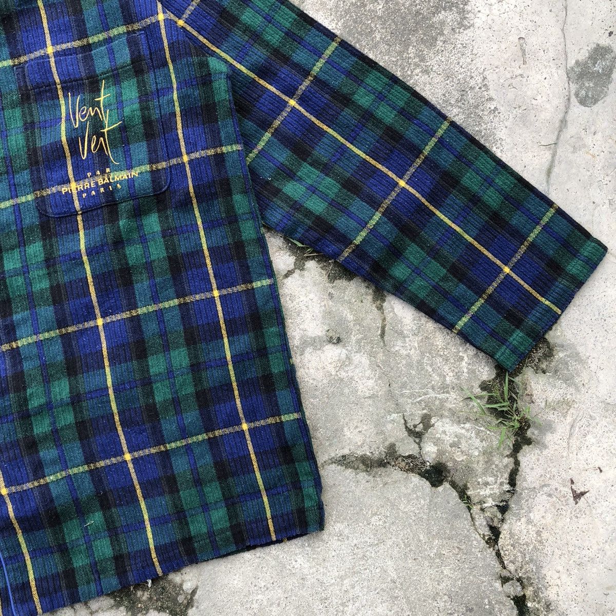 Designer × Pierre Balmain × Vintage Rare Vent Vent Pierre Balmain Pyjamas Sleep Wear Shirts Size US L / EU 52-54 / 3 - 6 Thumbnail