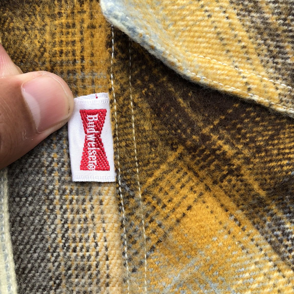 Budweiser × Vintage 🔥Rare🔥Vintage Budweiser Checkerd Western Flannel Shirts Size US M / EU 48-50 / 2 - 10 Thumbnail