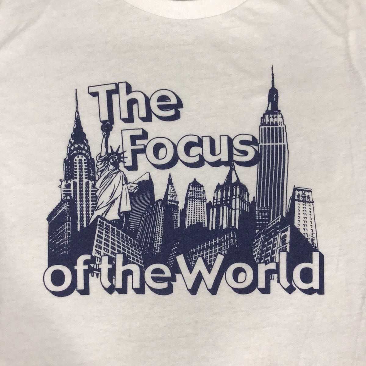 Japanese Brand Rageblue Famous Building Liberty Logo Thin Tee Size XS / US 0-2 / IT 36-38 - 2 Thumbnail