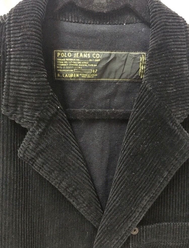 Polo Ralph Lauren × RRL Ralph Lauren × Vintage Vintage Polo RL Corduroy Coat Jacket Size US XL / EU 56 / 4 - 4 Thumbnail