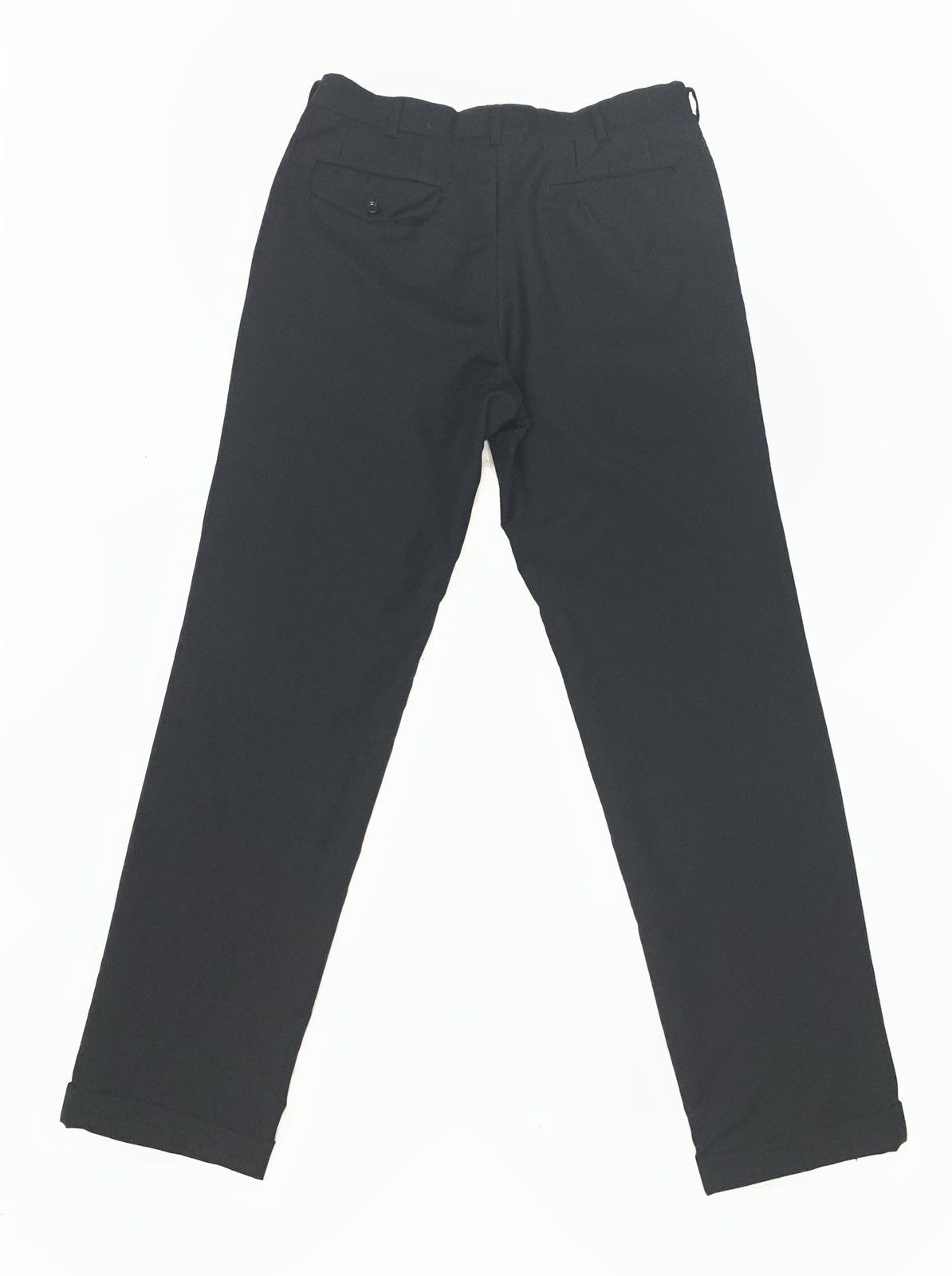 Comme des Garcons × Comme des Garcons Homme Plus 🇯🇵AW09 CDG HOMME Casual Black Plain Slacks Trousers Pants Size US 33 - 2 Thumbnail