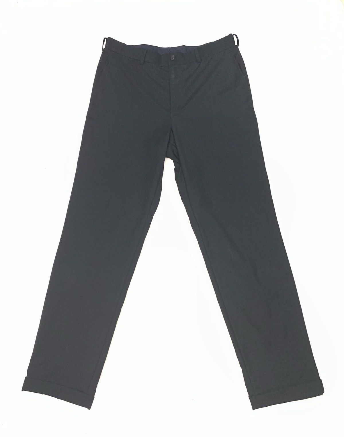 Comme des Garcons × Comme des Garcons Homme Plus 🇯🇵AW09 CDG HOMME Casual Black Plain Slacks Trousers Pants Size US 33 - 1 Thumbnail